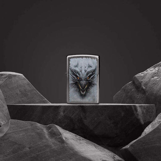 Zippo Dragon Brichetă Cu Flacără În Culoare Roșie