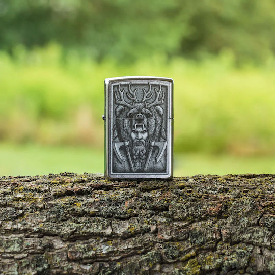 Zippo Ангажимент Пламък Ветроустойчив Barbarian Design