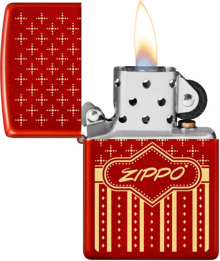 Zippo Lighter Flame in Red color