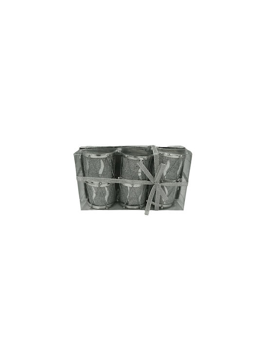 Set Trommelchen Silber 6 Stück Set Trommelchen Silber 6 Stück