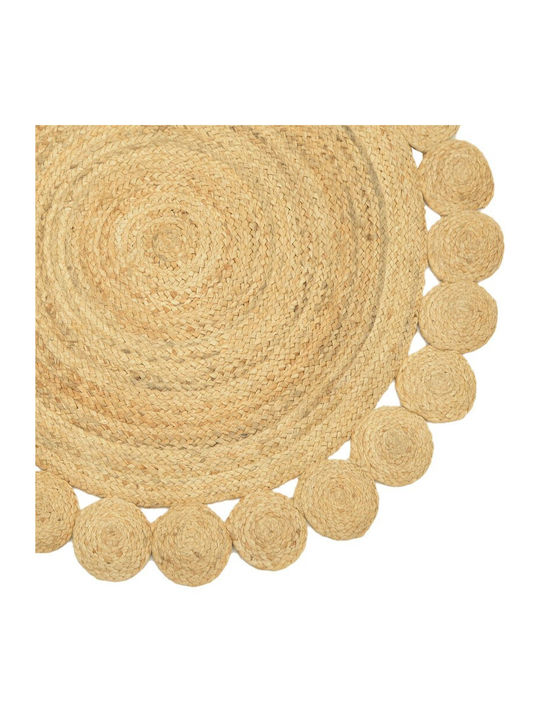 Inart Voni Rug Round Summer from Jute Green