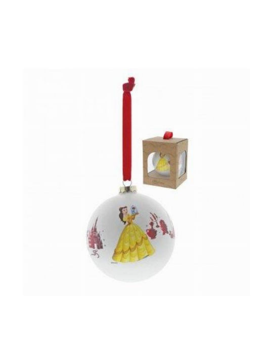 Enesco Be Our Guest Christmas Ball Ornament White 10.5x10.5cm