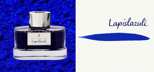 Graf Von Faber-Castell Replacement Ink for Extra Fine Fountain Pen Blue 75ml