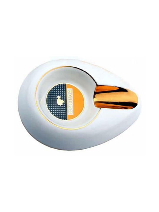 Cohiba Ceramic Cigar Ashtray White