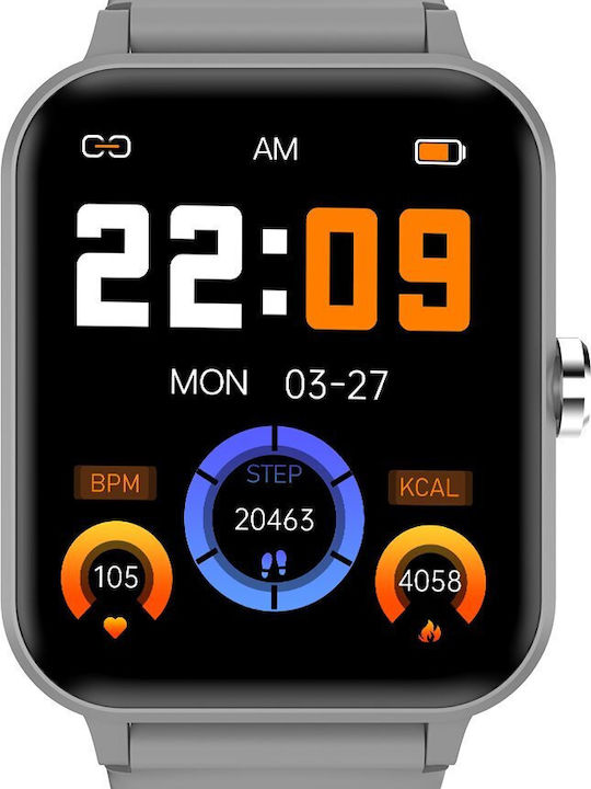 BlackView R30 Smartwatch with Heart Rate Monitor (Gray)