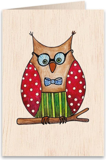 Greeting Card Wooden