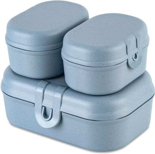 Koziol Pascal Ready Mini Пластмасово детско сетче за храна Flower Blue