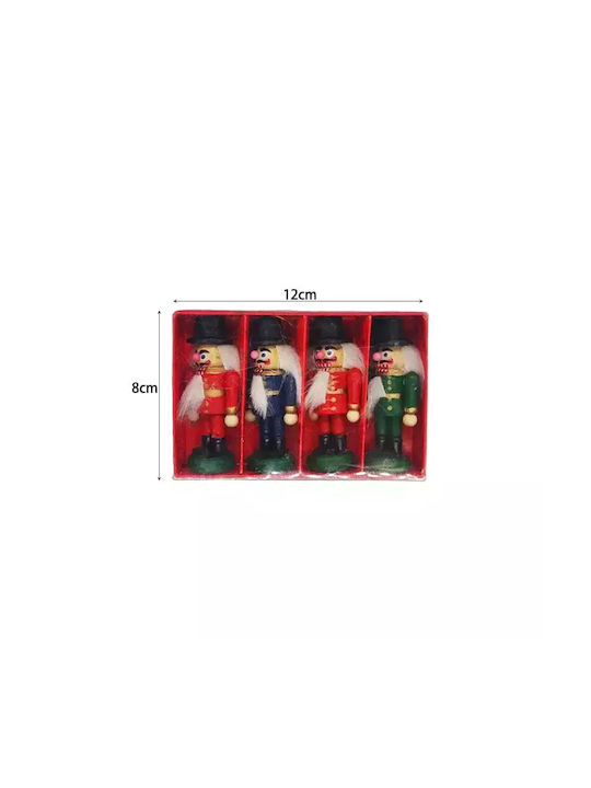 Set Ornamente Spărgători De Nuci Din Lemn 4 Bucăți