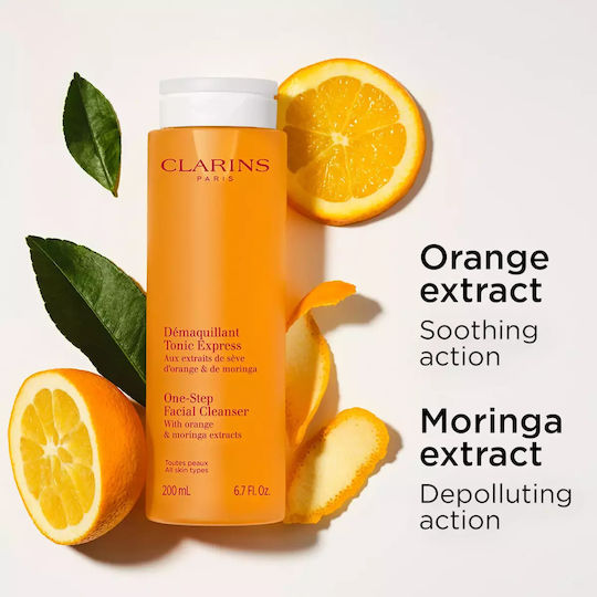 Clarins One-Step with Orange Extract Lichid Îndepărtare Machiaj Față 200ml