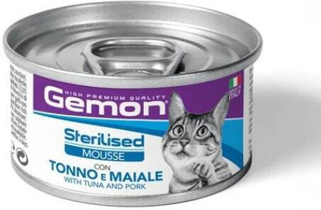 Monge Wet Food for Adult Cats in Cans with Tuna 85gr