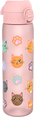 Ion8 Sport Slim Kids Water Bottle Plastic Pink 600ml