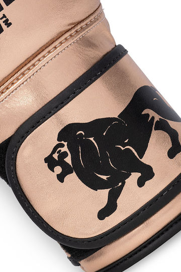 Lonsdale Dinero Γάντια Πυγμαχίας από Συνθετικό Δέρμα για Αγώνα Χρυσά