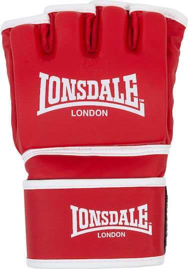 Lonsdale Mănuși de Box din Piele Sintetică pentru Competiție Roșii
