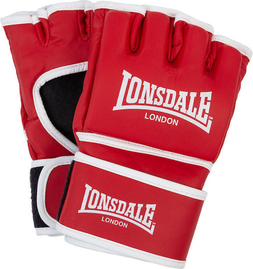 Lonsdale Mănuși de Box din Piele Sintetică pentru Competiție Roșii