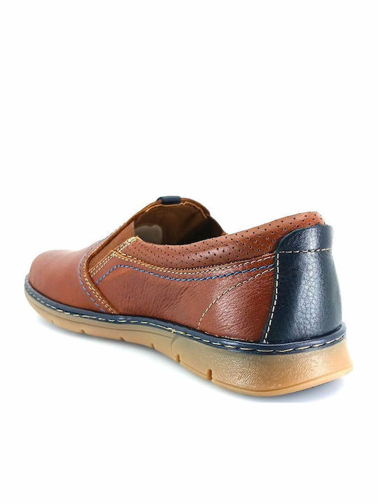 Men's Leather Casual Shoes Brown