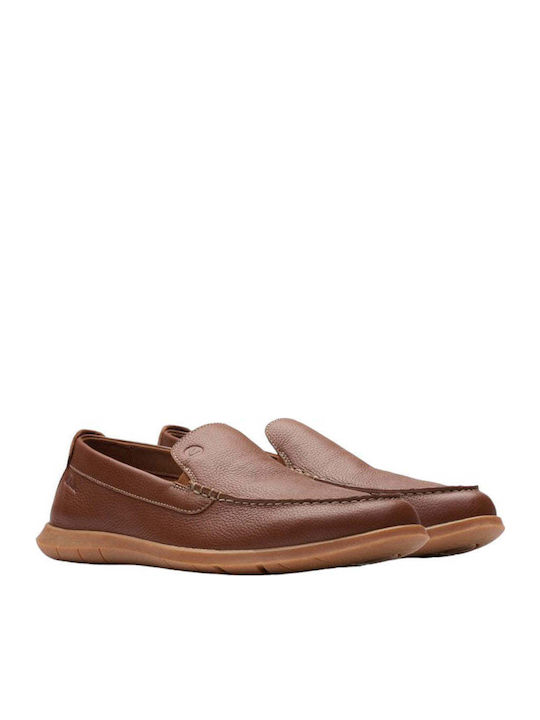 Men's Leather Moccasins Tabac Brown