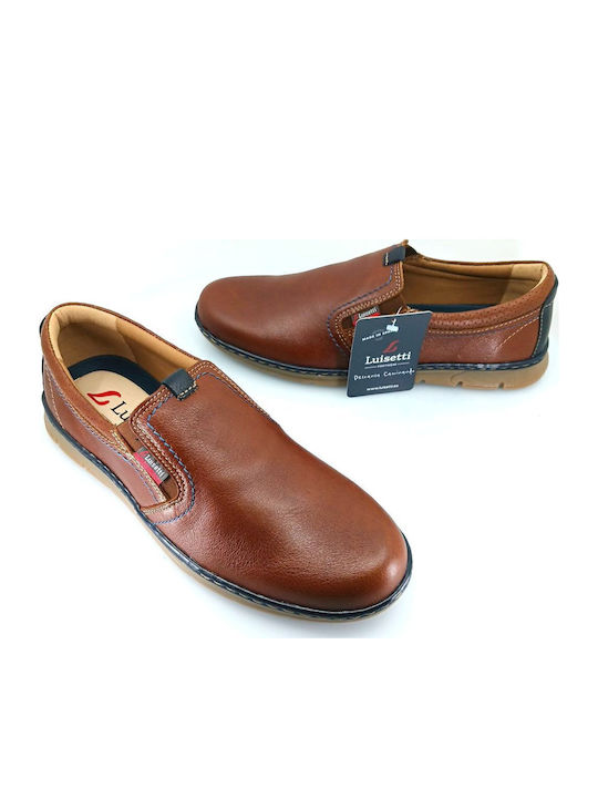 Men's Leather Casual Shoes Brown