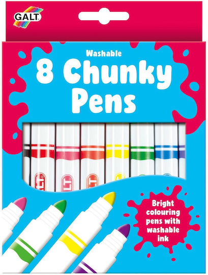 Galt Toys 8 Chunky Pens Waschbare Zeichenmarker Dicke Set 8Stück