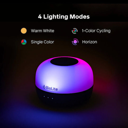 BioLite Alpenglow Mini Φανάρι Led για Camping 150lm Μαύρο