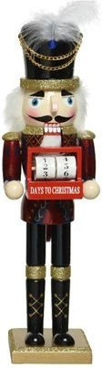 Kaemingk Wooden Christmas Nutcracker 38cm