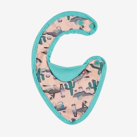Close Parent Wasserdicht Bandana Stoff mit Taste Grün Close Parent Wasserdicht Bandana Stoff mit Taste Grün