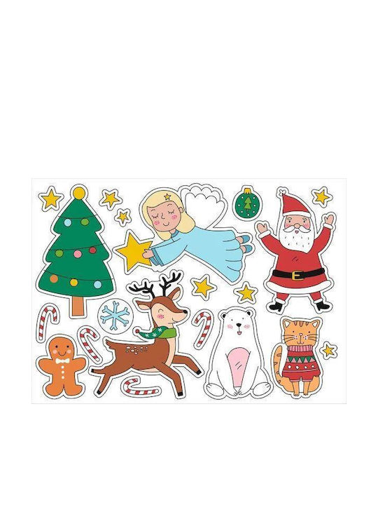 Moses Crăciun Autocolante pentru Fereastră Xmas