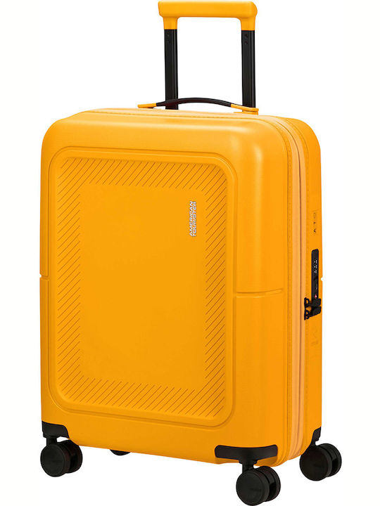 American Tourister Dashpop Spinner Exp 55/20 Βαλίτσα Ταξιδίου Καμπίνας Σκληρή Golden Yellow με 4 Ρόδες Ύψους 55εκ.