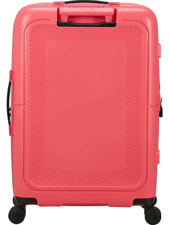 American Tourister Spinner Exp 67/24 Medium Hard Suitcase Sugar Pink with 4 Wheels Height 67cm
