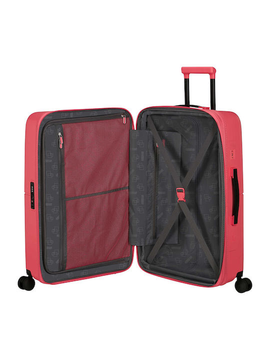 American Tourister Spinner Exp 67/24 Medium Hard Suitcase Sugar Pink with 4 Wheels Height 67cm