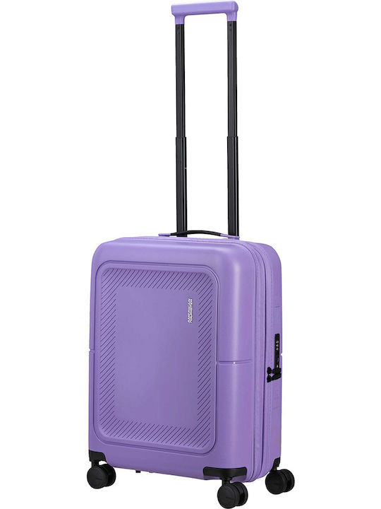 American Tourister Spinner Exp 55/20 Cabin Hard Violet Purple Suitcase With 4 Wheels Height 55cm