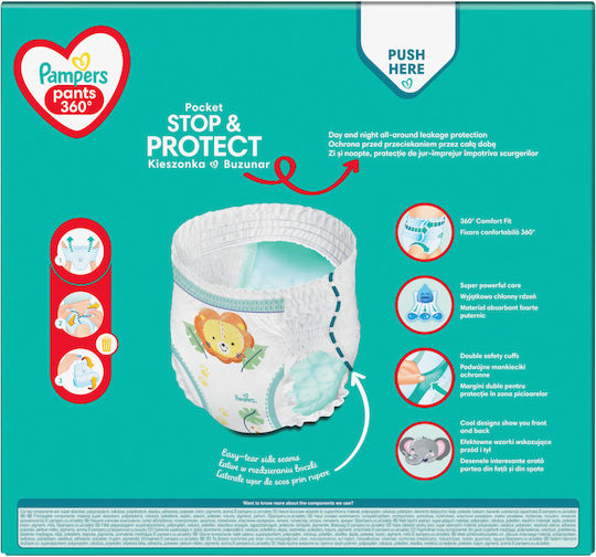 Pampers Diaper Pants Pants Monthly Pack No. 4 for 9-15kg 176pcs