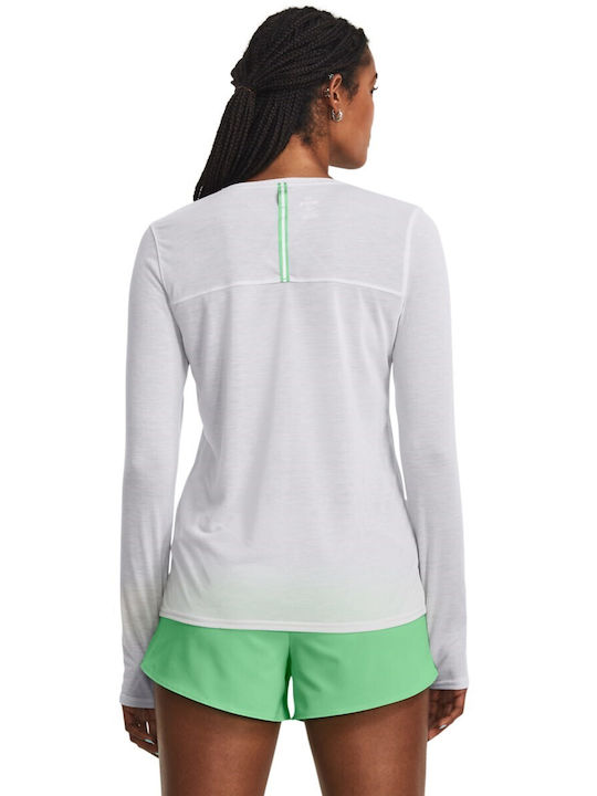 Under Armour Ua Anywhere Women's Sport Blouse Long Sleeve White