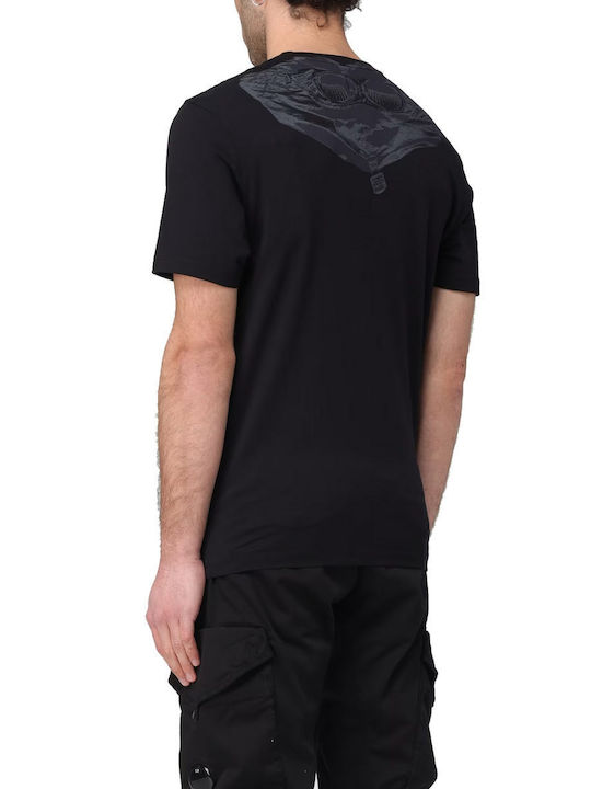 C.P Company T-shirt Bărbătesc cu Mânecă Scurtă BLACK