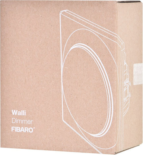 Fibaro Walli Vertieft Wandschalter Beleuchtung Einweg mit Rahmen Weiß