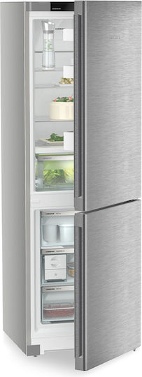 Liebherr Kühl-Gefrierkombination 321Es NoFrost H185.5xB59.7xT67.5cm. Inox Plus