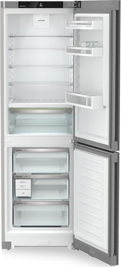 Liebherr Kühl-Gefrierkombination 321Es NoFrost H185.5xB59.7xT67.5cm. Inox Plus