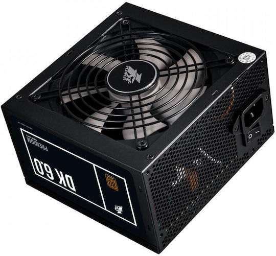 1STPLAYER DK Premium 5.0/6.0 600W Μαύρο Τροφοδοτικό Υπολογιστή Full Wired 80 Plus Bronze
