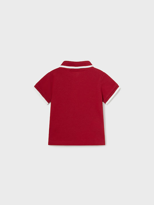 Mayoral Kids Polo Short Sleeve red