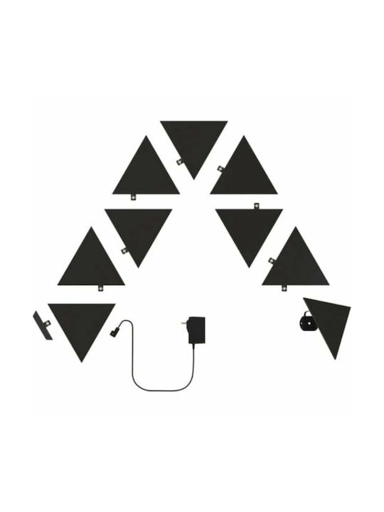 Nanoleaf Smart Διακοσμητικό Φωτιστικό LED RGBW 9τμχ 3εκ.
