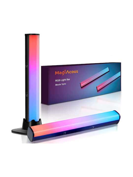 Smart Light Bars Magiacous Bluetooth Decorative Lamp with RGB Lighting Bar LED