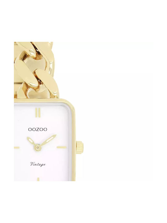 Oozoo Women's Watch with Gold Metal Bracelet