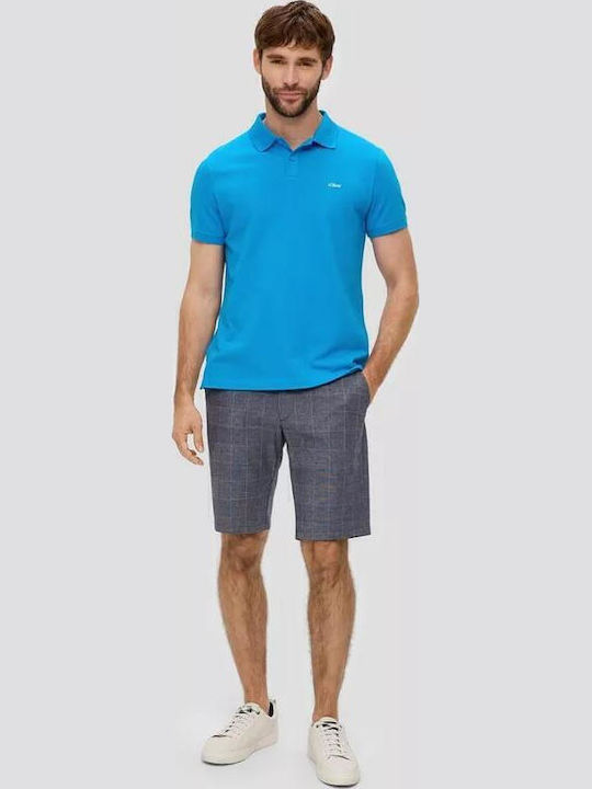 Red Label Polo Short Sleeve Blue Blouse