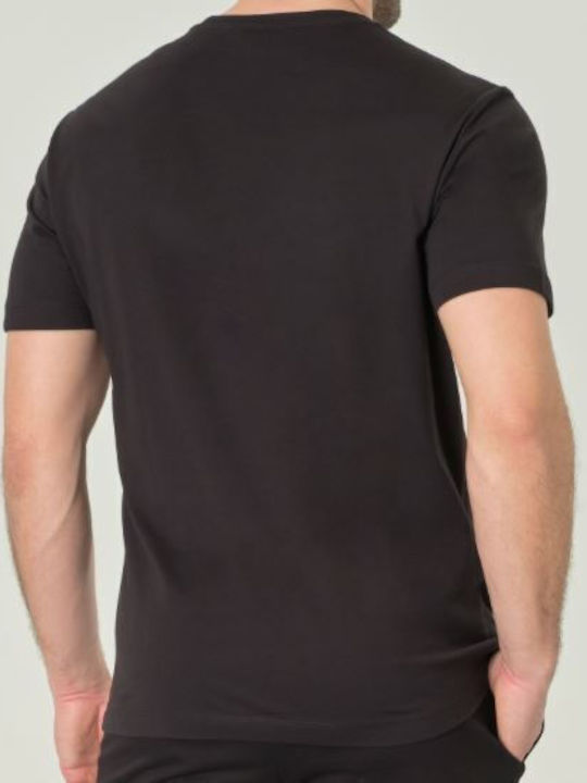 Emporio Armani T-shirt Bărbătesc cu Mânecă Scurtă Black