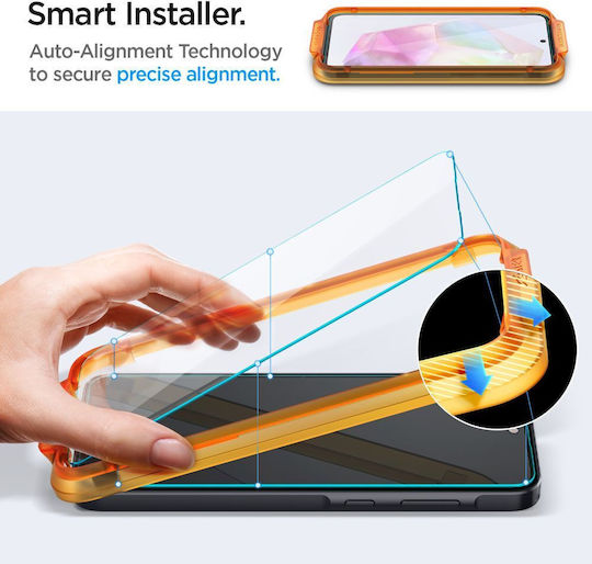 Spigen Alm Glas.tr Full Face Tempered Glass 2τμχ (Galaxy A35)
