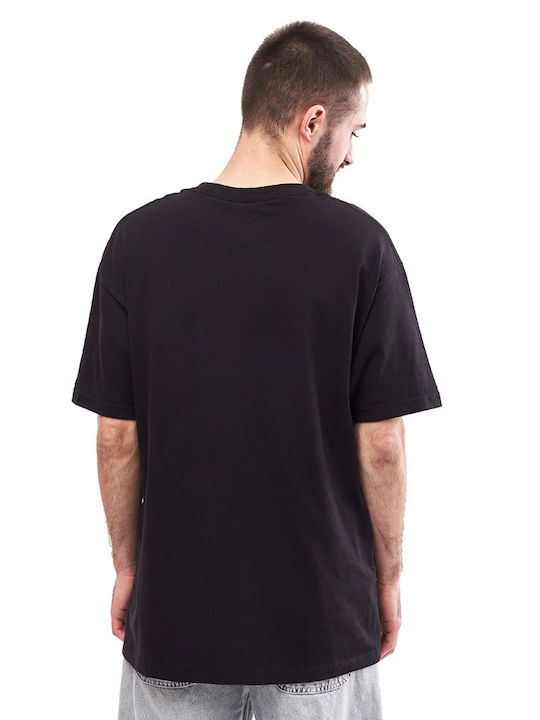 HUF T-shirt Bărbătesc cu Mânecă Scurtă BLACK