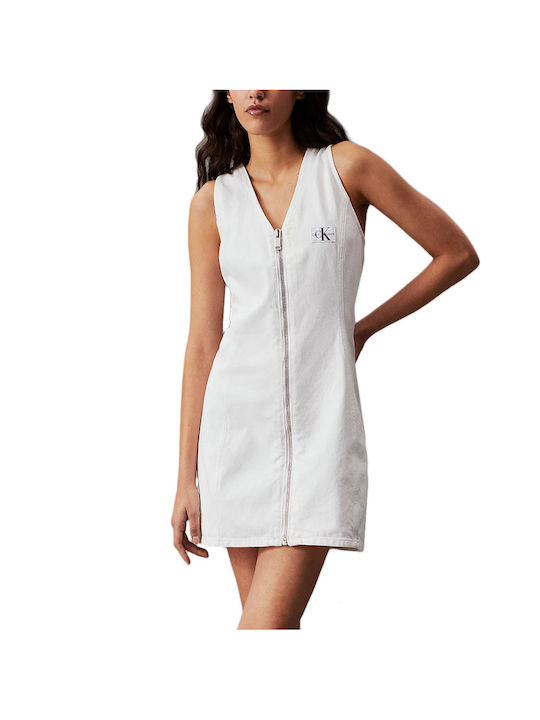 Calvin Klein Mini Φόρεμα Λευκό