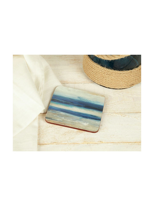 Creative Tops Premium Coasters Στρογγυλό Σουβέρ Ξύλινο Μπλε 6τμχ Creative Tops Premium Coasters Στρογγυλό Σουβέρ Ξύλινο Μπλε 6τμχ