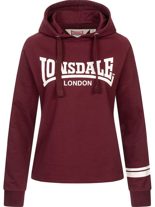 Callanish Γυναικείο Φούτερ με Κουκούλα Oxblood