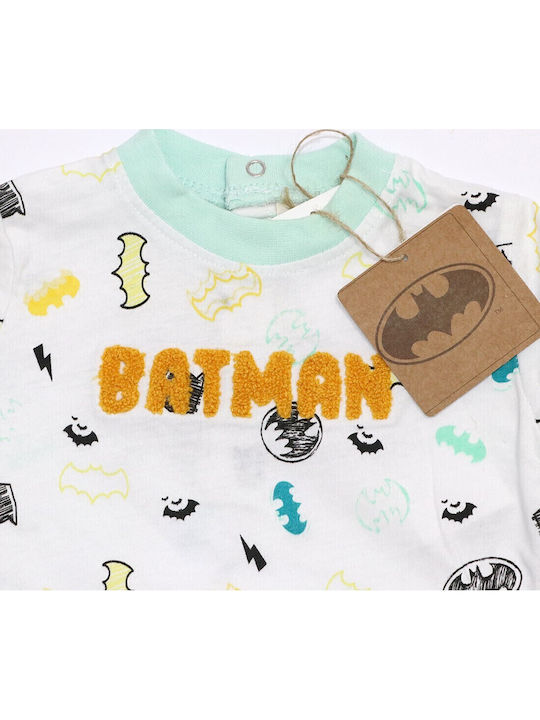 Superheroes Babystrampler Kurzärmelig White