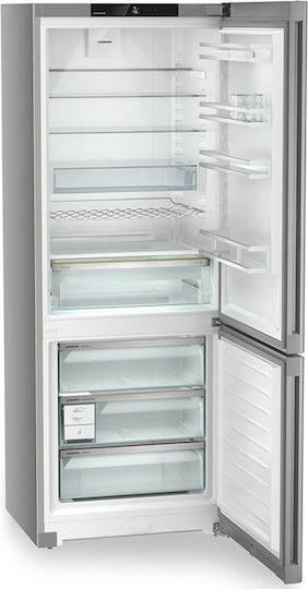 Liebherr Ψυγειοκαταψύκτης 486lt NoFrost Υ201.5xΠ74.7xΒ67.5εκ. Inox Plus